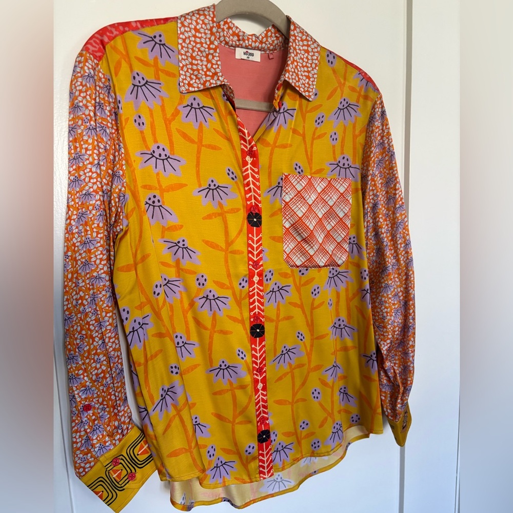 Me369 SMILE button down shirt-XS